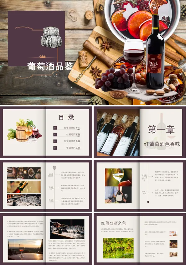 葡萄酒品鉴红酒篇介绍PPT课件免费下载