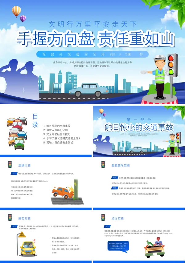 驾驶员交通安全培训PPT