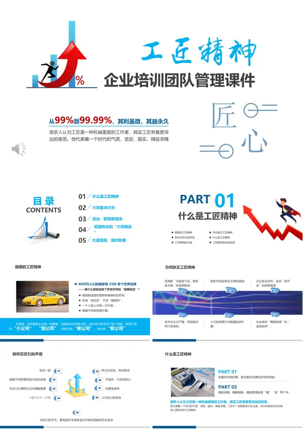 企业工匠精神团队培训课件PPT