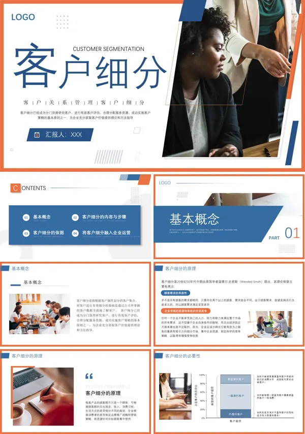 客户关系管理客户细分PPT培训模板