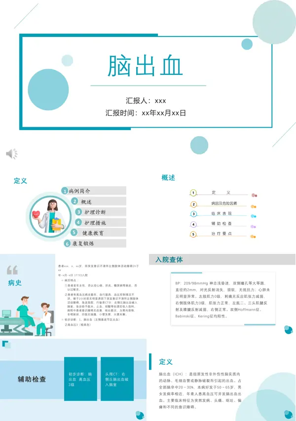 脑出血护理查房PPT课件