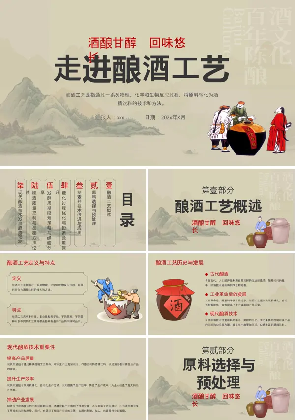 走进酿酒工艺酿酒PPT