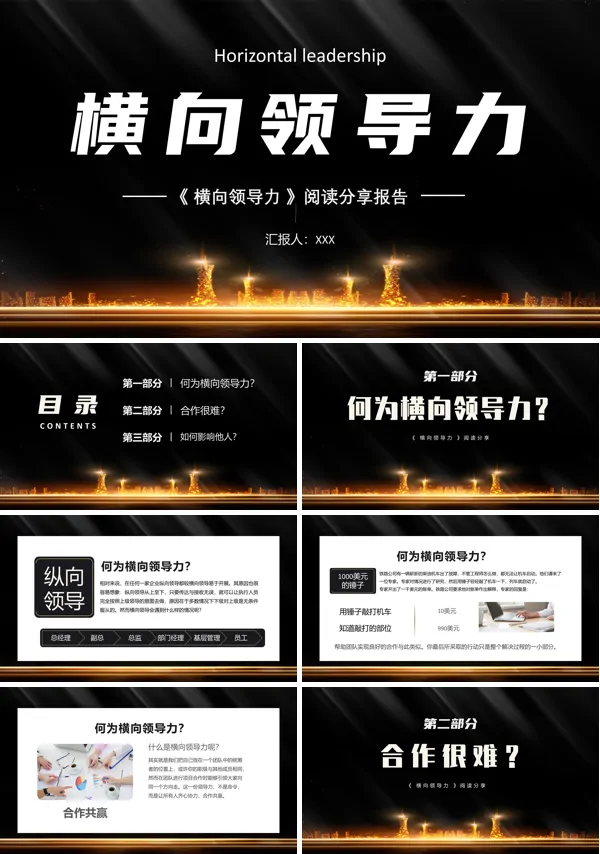 横向领导力培训ppt课件