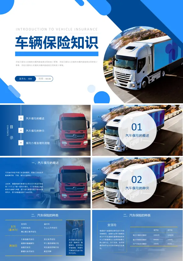 汽车保险知识PPT含讲稿