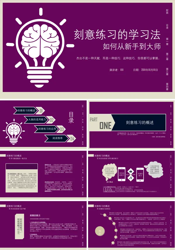 企业刻意练习的学习法PPT培训