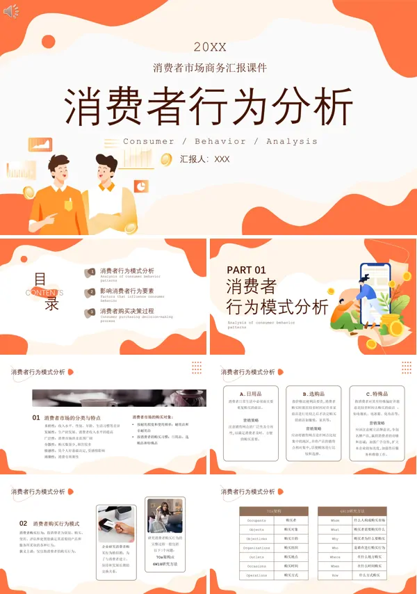 消费者市场行为分析PPT课件免费下载