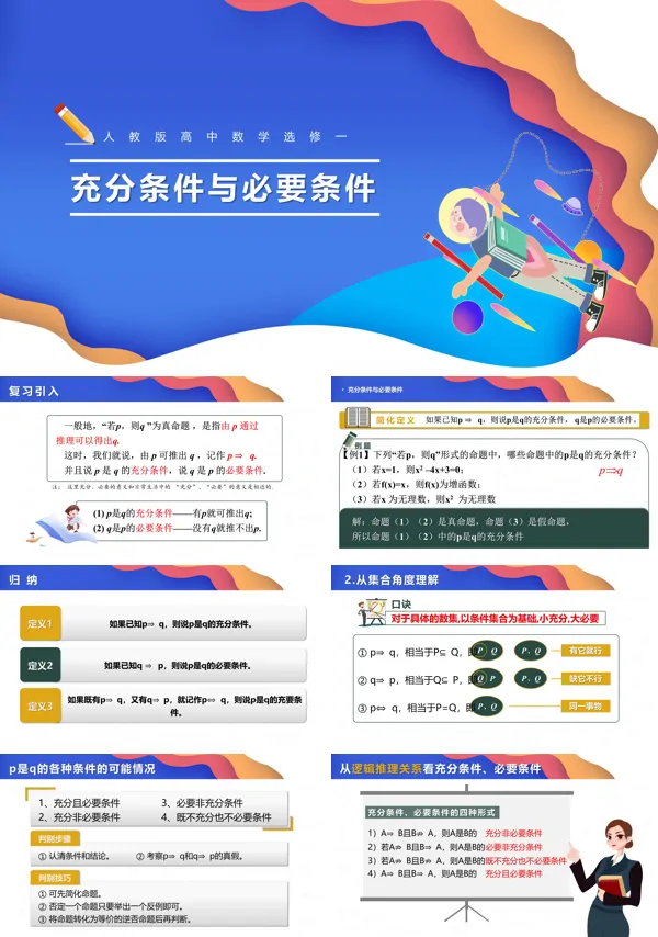 高二数学《充分条件与必要条件》PPT课件