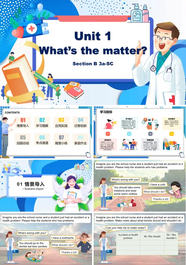 人教八年级英语下册Unit1第6课时Section B 3a-SCPPT课件含教案