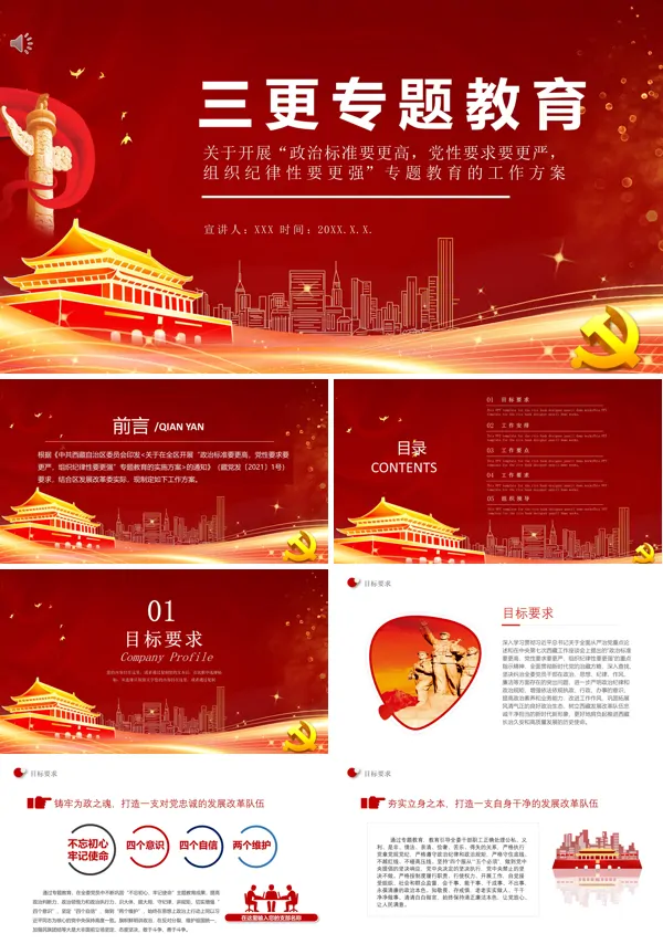 确保“三更”专题教育走深走实ppt