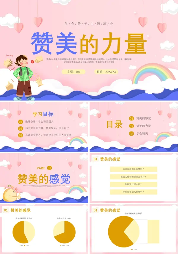 赞美的力量学会赞美PPT课件
