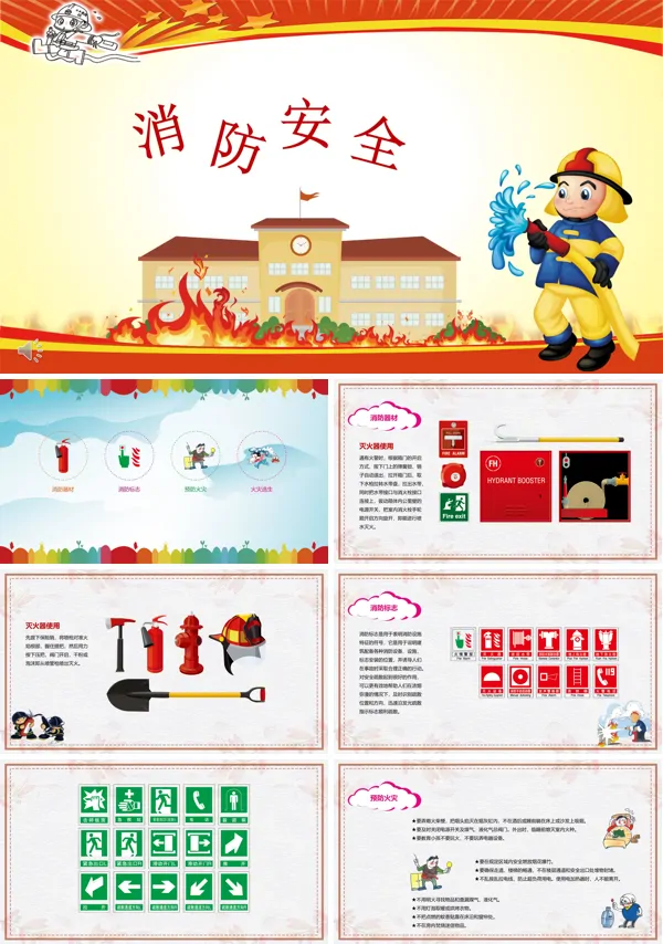 学习消防安全知识PPT课件