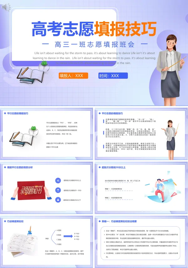 高考填志愿的方法和技巧ppt
