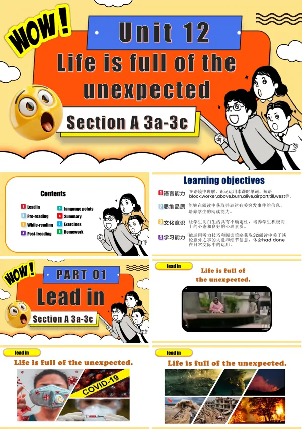 九年级英语全一册Unit 12 第2课时Section A 3a 3c PPT课件含教案