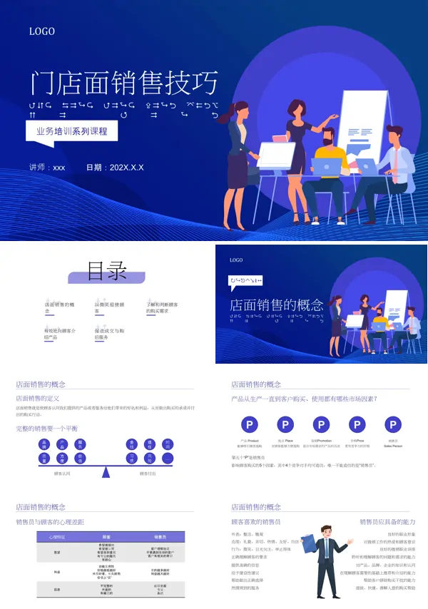 门店面销售技巧PPT课件含讲稿