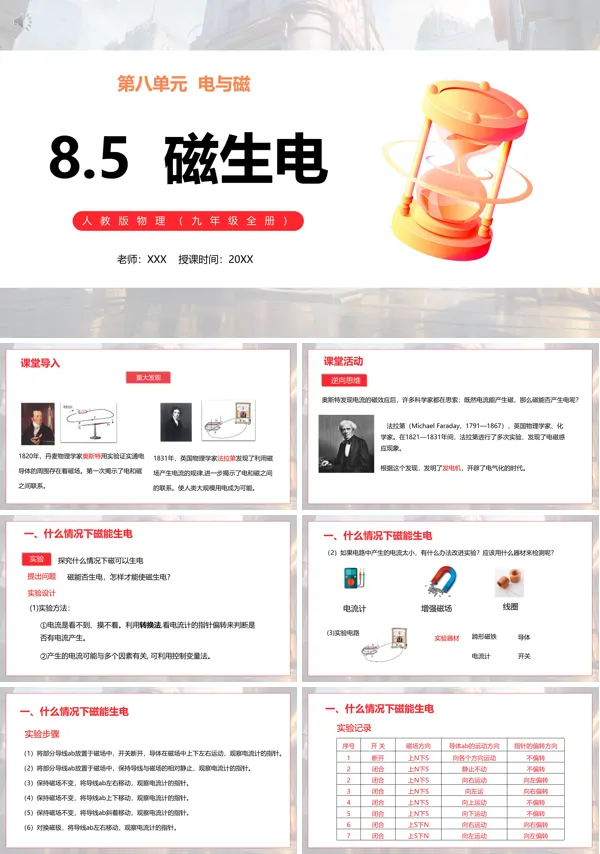 初三物理磁生电PPT课件