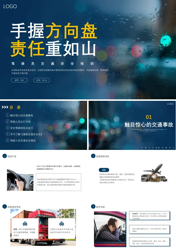 驾驶员交通安全培训PPT课件