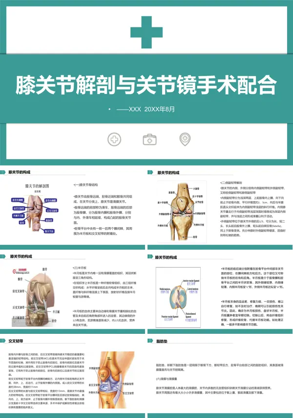 膝关节解剖与关节镜手术配合膝关节炎护理查房PPT课件