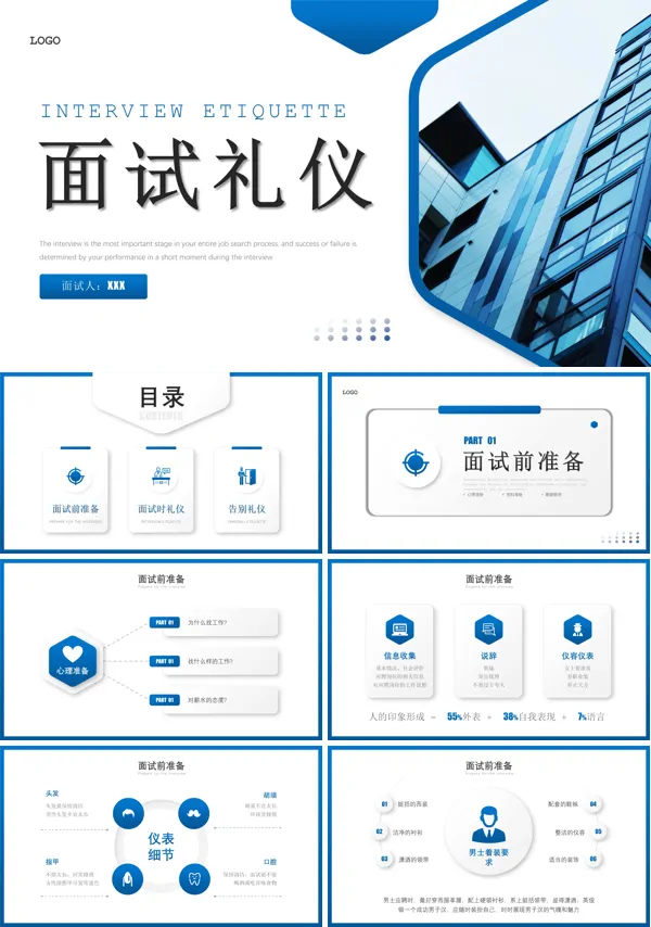 面试礼仪与技巧PPT课件