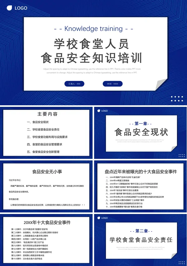 学校食堂食品安全培训PPT
