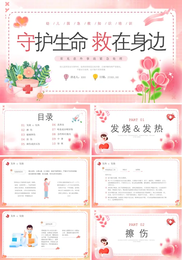 幼儿园急救知识培训PPT课件免费下载