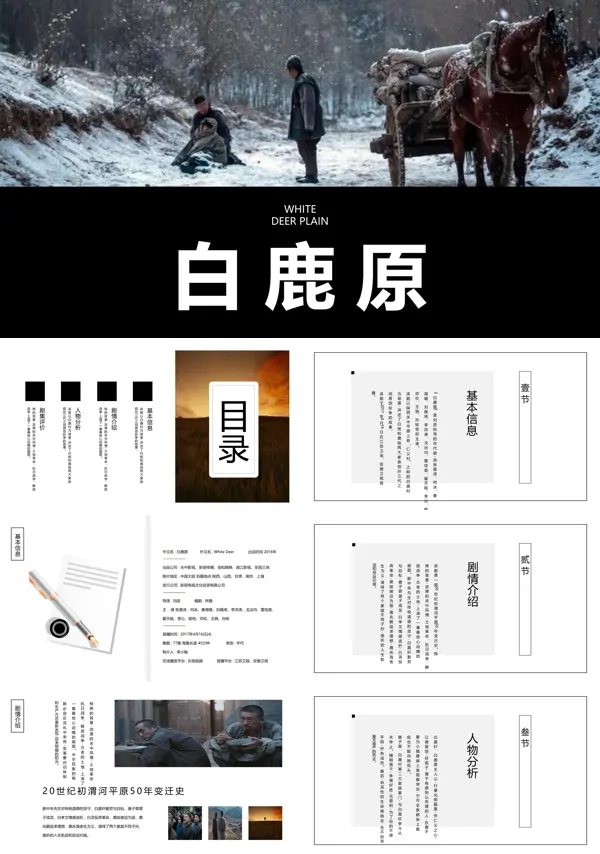 《白鹿原》电影解说PPT课件