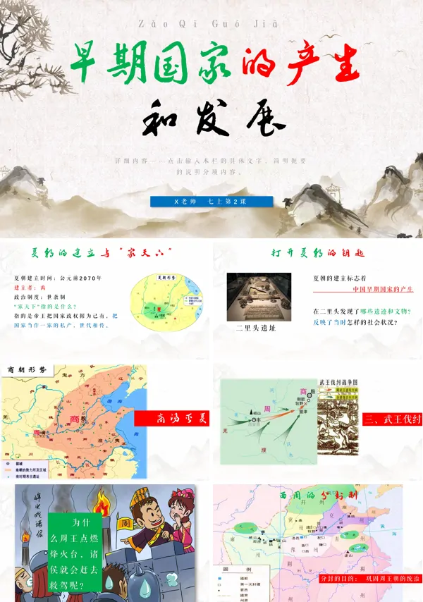 历史早期国家的产生和发展PPT课件