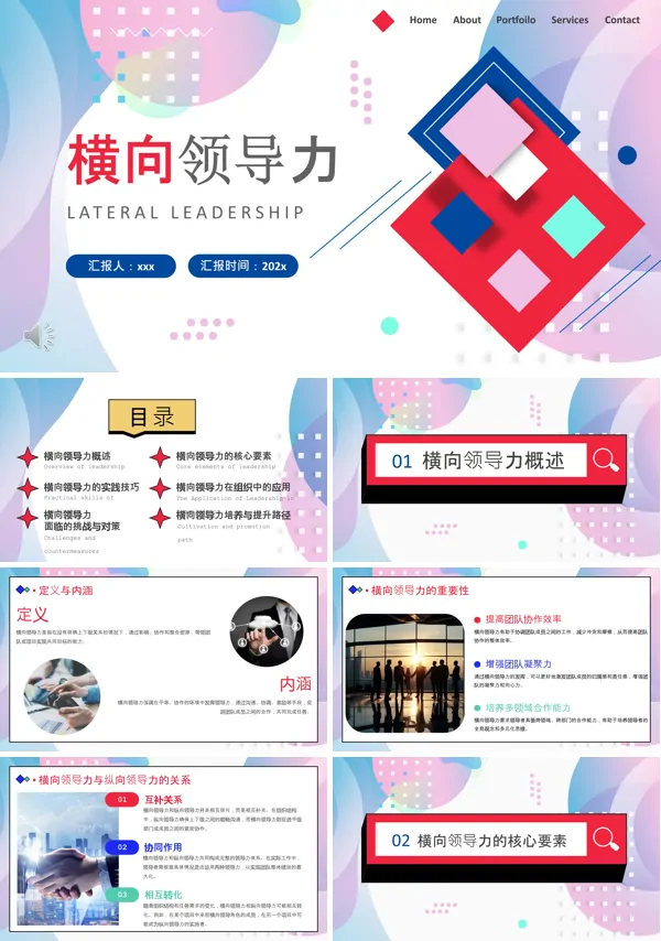 企业横向领导力培训PPT含讲稿