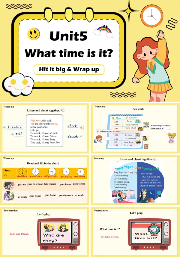 外研三年级英语下册Unit5 第3课时Hit it big Wrap up PPT课件含教案