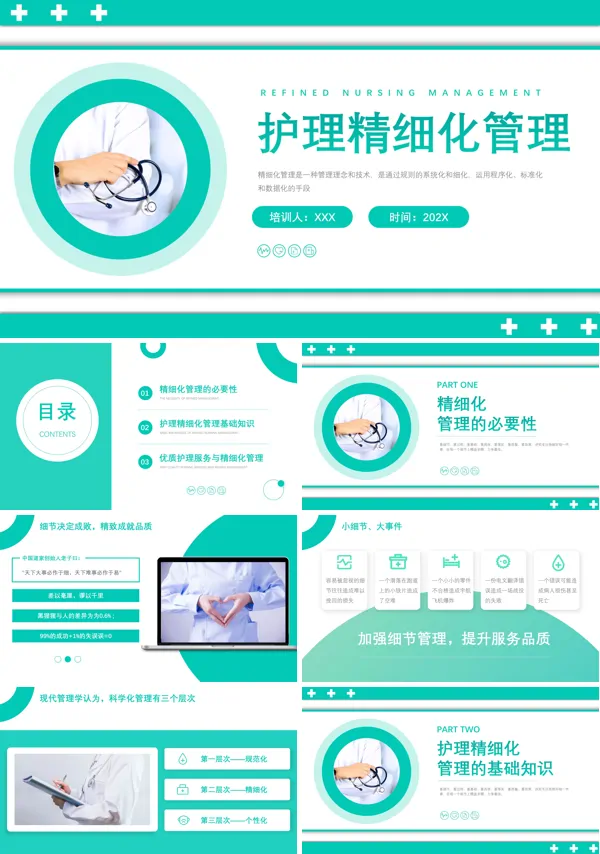 优质护理服务中精细化管理ppt