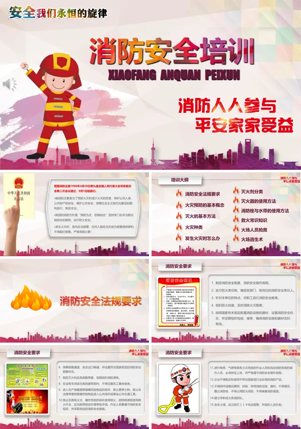 消防安全知识ppt课件