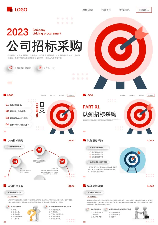 公司招标采购PPT
