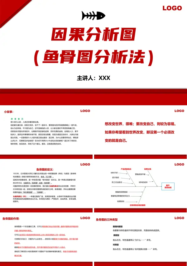 鱼骨图分析法教学ppt