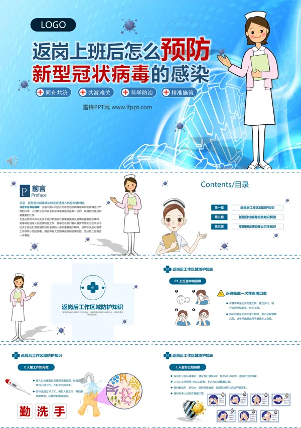 返岗上班怎样预防新型冠状病毒的感染PPT课件