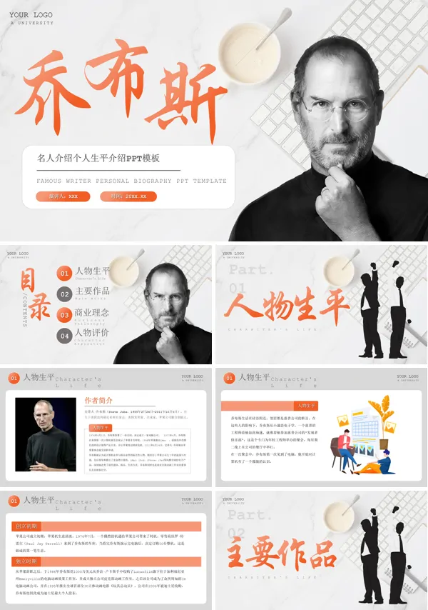 人物介绍史蒂夫·乔布斯PPT课件