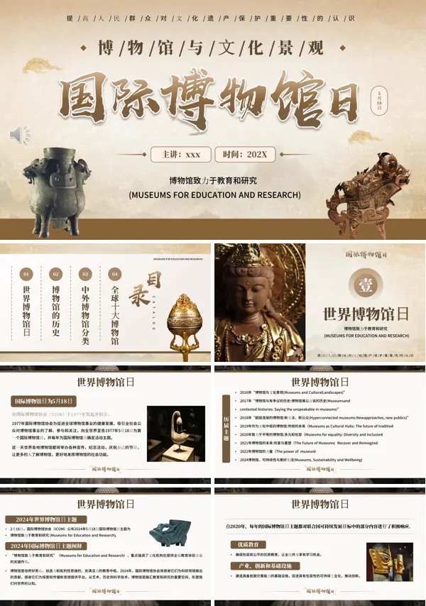 国际博物馆日介绍PPT