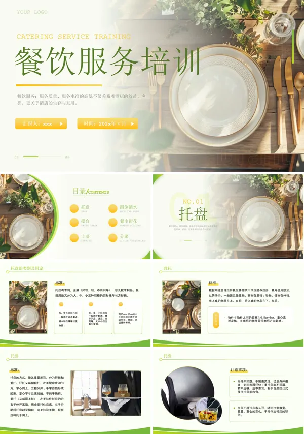 餐饮服务礼仪培训ppt