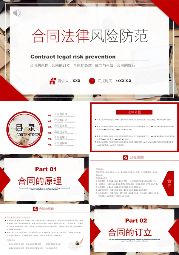 商务合同法律风险防范ppt课件