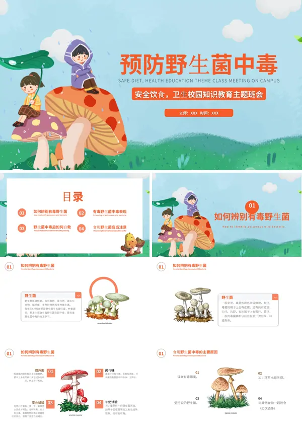 预防野生菌中毒知识PPT课件