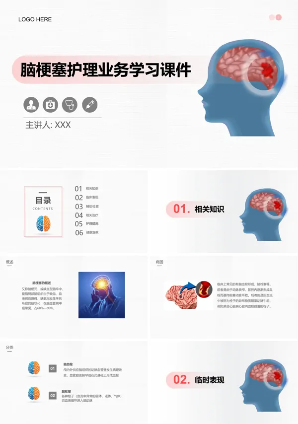 脑梗塞护理业务学习课件PPT