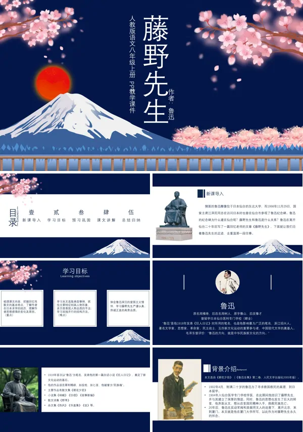 藤野先生ppt课件优秀