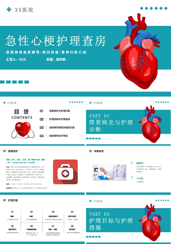 医院急性心肌梗死知识讲座案例分析介绍PPT课件