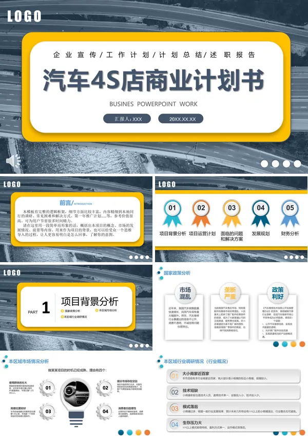汽车4s店商业计划书ppt