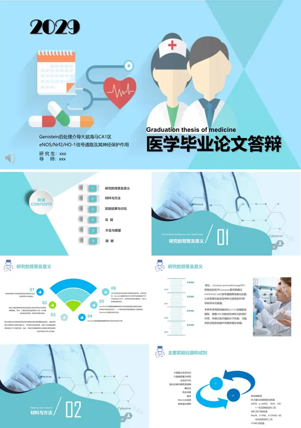 医学毕业论文PPT