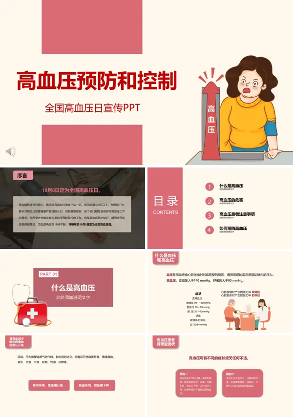 高血压的预防及护理PPT课件