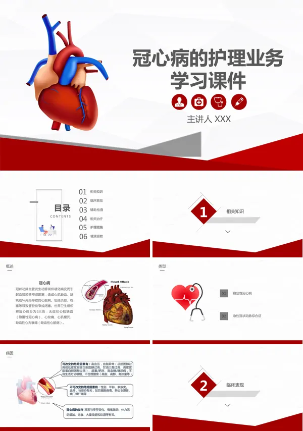 冠心病患者的护理PPT