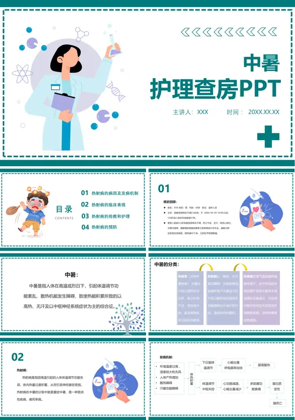 中暑护理查房ppt课件