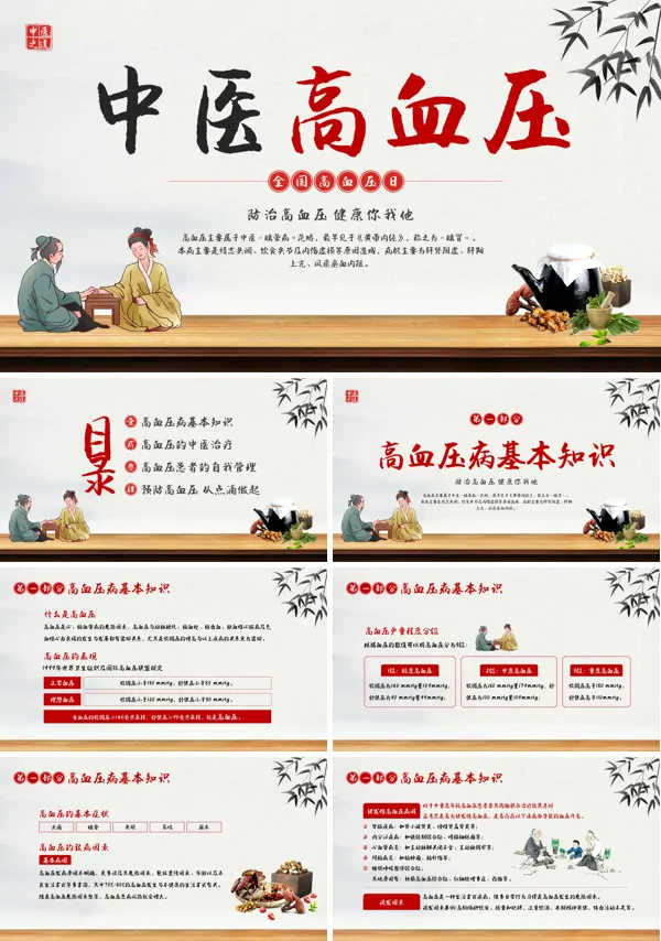 中医治疗高血压预防高血压PPT课件