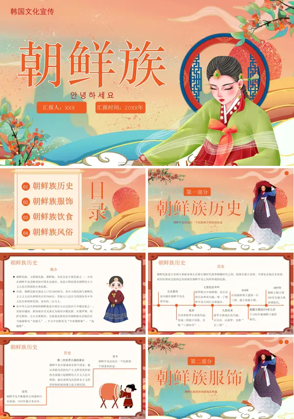 朝鲜族民族风俗与文化PPT课件免费下载