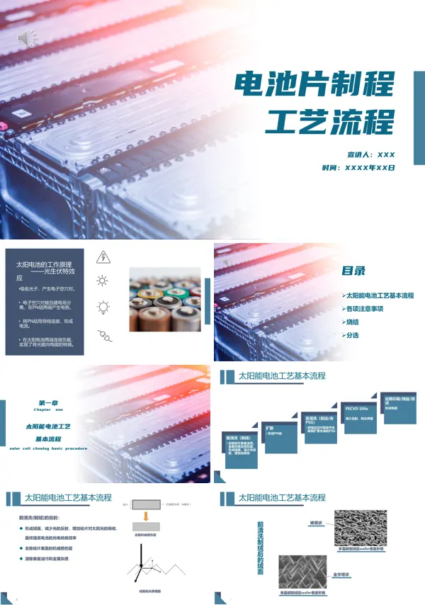 电池片工艺过程介绍ppt课件
