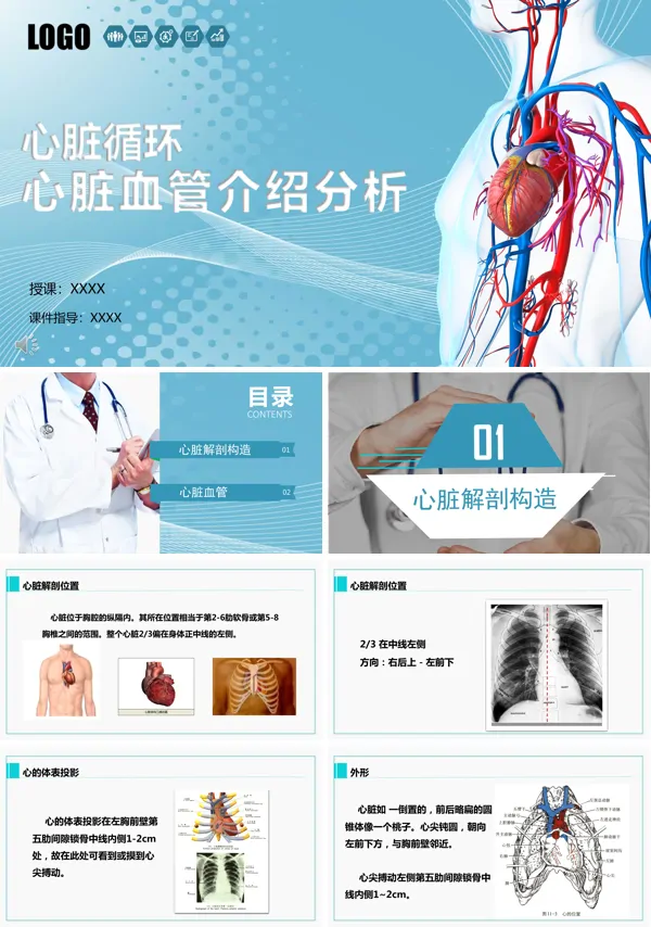 心脏血管介绍分析教学PPT课件